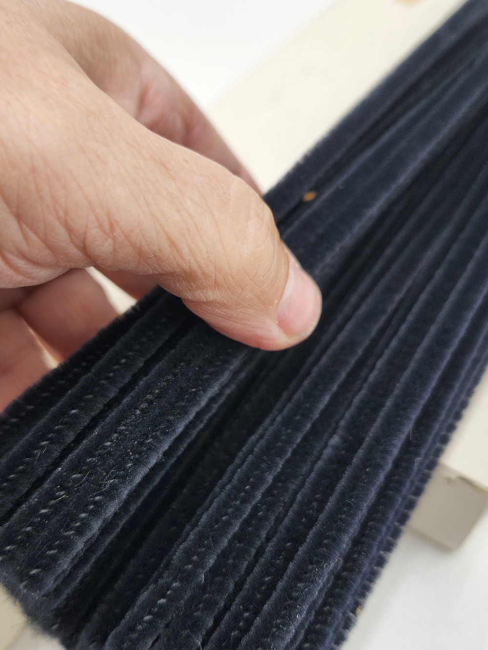 2 boxes  100 PC new Vintage BLACK 12" wired craft Chenille Halloween stems